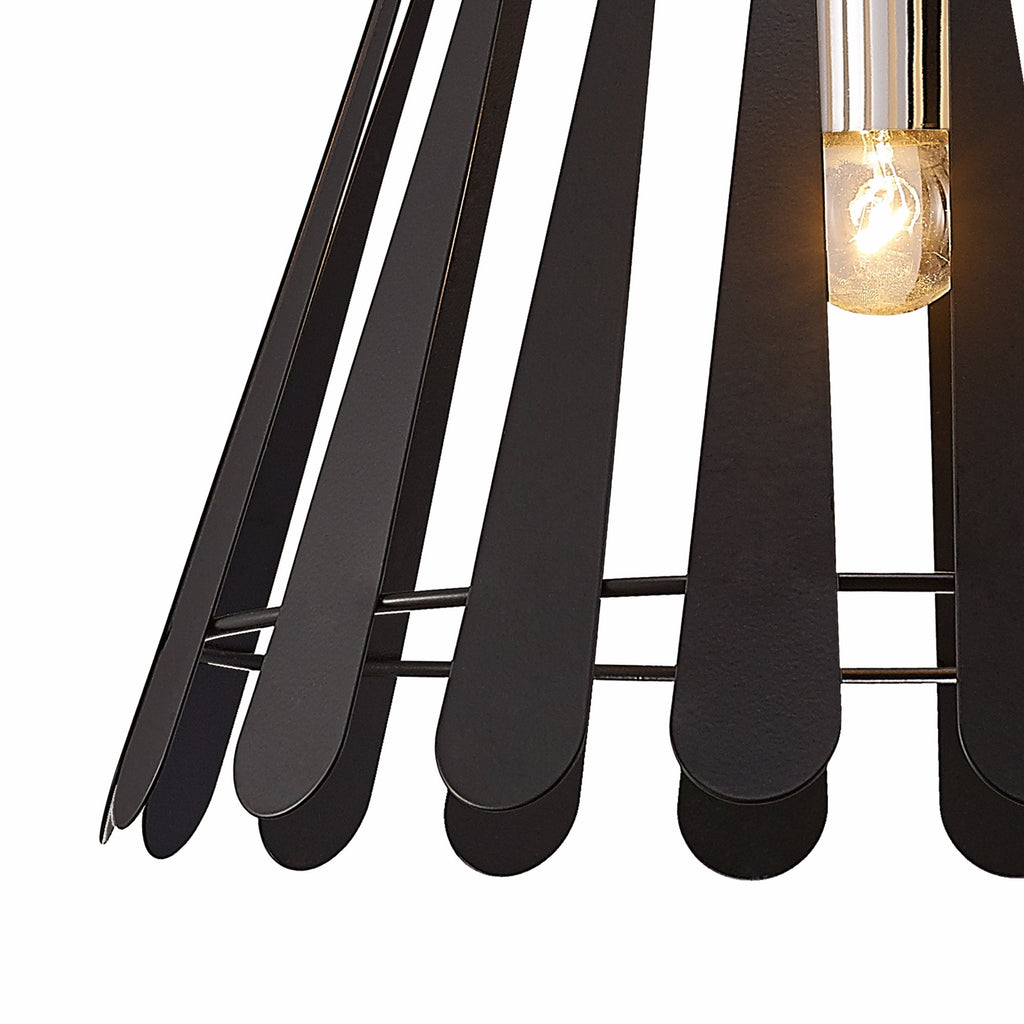 inspired - Somerset Slatted Designer Pendant - Luminosity Designs Ltd