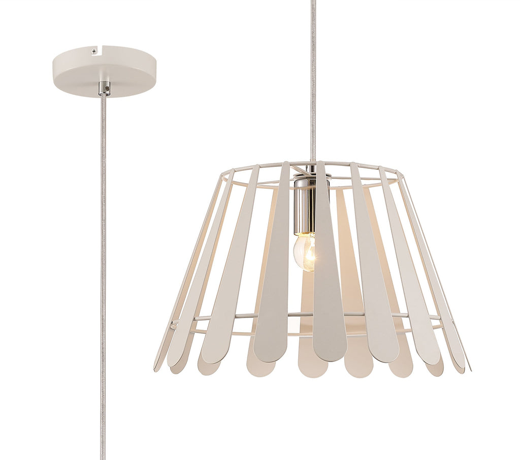 inspired - Somerset Slatted Designer Pendant - Luminosity Designs Ltd