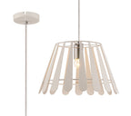 inspired - Somerset Slatted Designer Pendant - Luminosity Designs Ltd