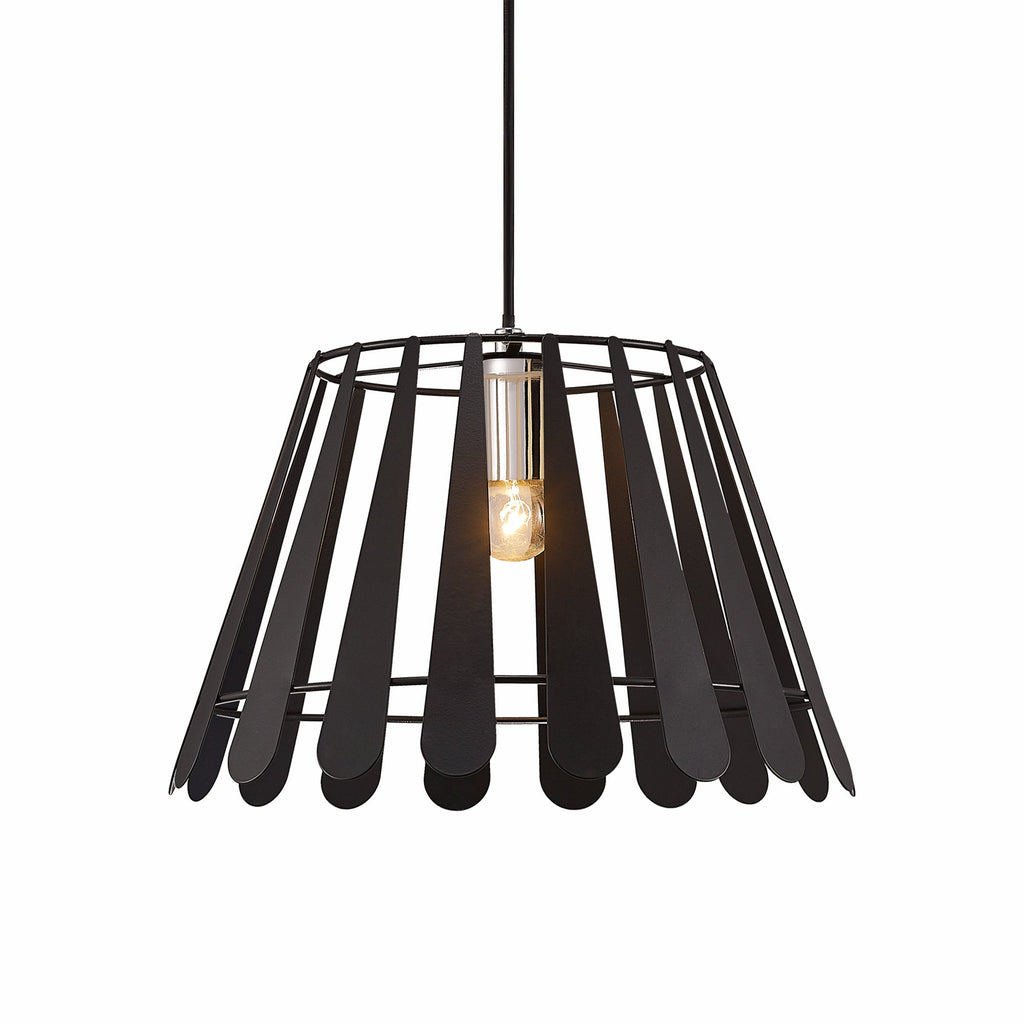 inspired - Somerset Slatted Designer Pendant - Luminosity Designs Ltd