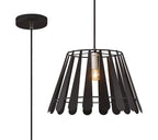 inspired - Somerset Slatted Designer Pendant - Luminosity Designs Ltd