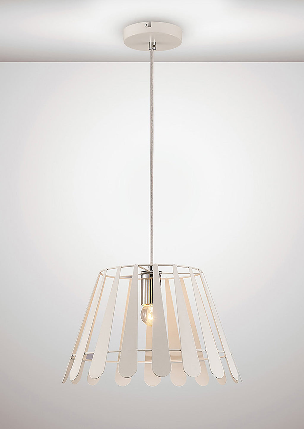 inspired - Somerset Slatted Designer Pendant - Luminosity Designs Ltd