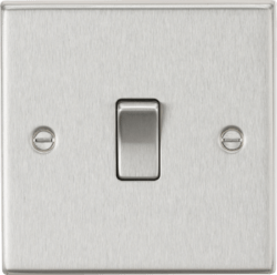 Knightsbridge - Squared Edge 1G 2 Way Switch - Luminosity Designs Ltd