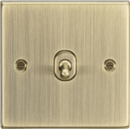 Knightsbridge - Squared Edge 1G 2 Way Toggle Switch - Luminosity Designs Ltd