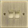 Knightsbridge - Squared Edge 2G 2 Way Switch - Luminosity Designs Ltd
