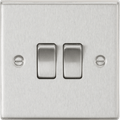 Knightsbridge - Squared Edge 2G 2 Way Switch - Luminosity Designs Ltd