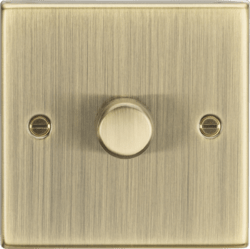 Knightsbridge - Squared Edge Dimmer Switch - Luminosity Designs Ltd