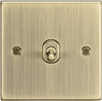 Knightsbridge - Squared Edge Intermediate Toggle Switch - Luminosity Designs Ltd