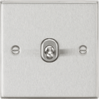 Knightsbridge - Squared Edge Intermediate Toggle Switch - Luminosity Designs Ltd