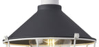 Luminosity Designs - Starboard Semi Flush Ceiling Light - Luminosity Designs Ltd