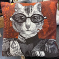 Luminosity Designs - Steampunk Cat Artist Style Couch Cushion - Luminosity Designs Ltd