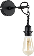 Minisun - Steampunk Chain Style Wall or Ceiling Light - Luminosity Designs Ltd