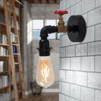 Minisun - Steampunk Tap Style Wall Light - Luminosity Designs Ltd