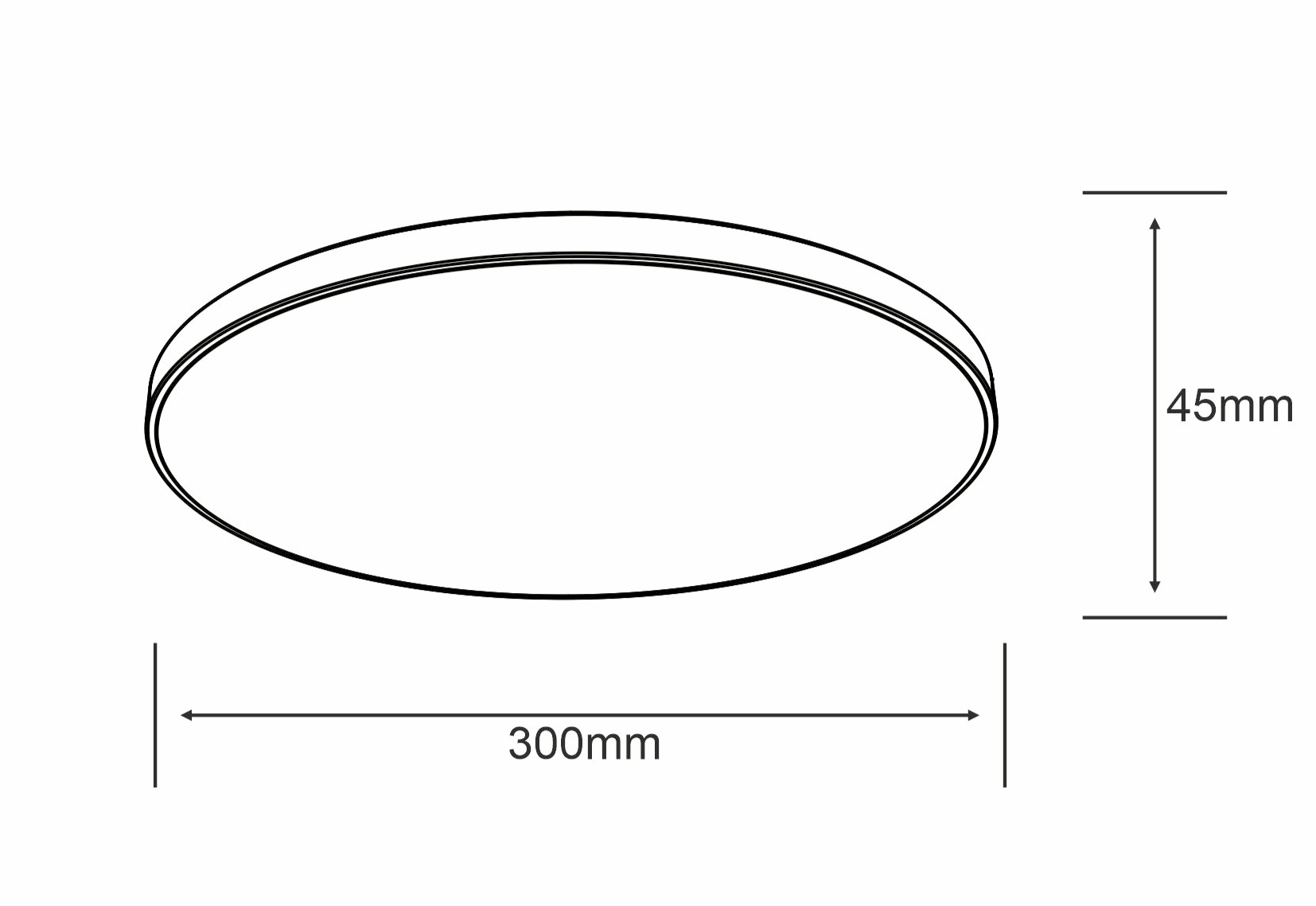 Luminosity Designs - Surf Slimline Ceiling Light - Luminosity Designs Ltd