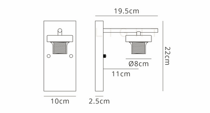 Sadie Plug in Wall Light