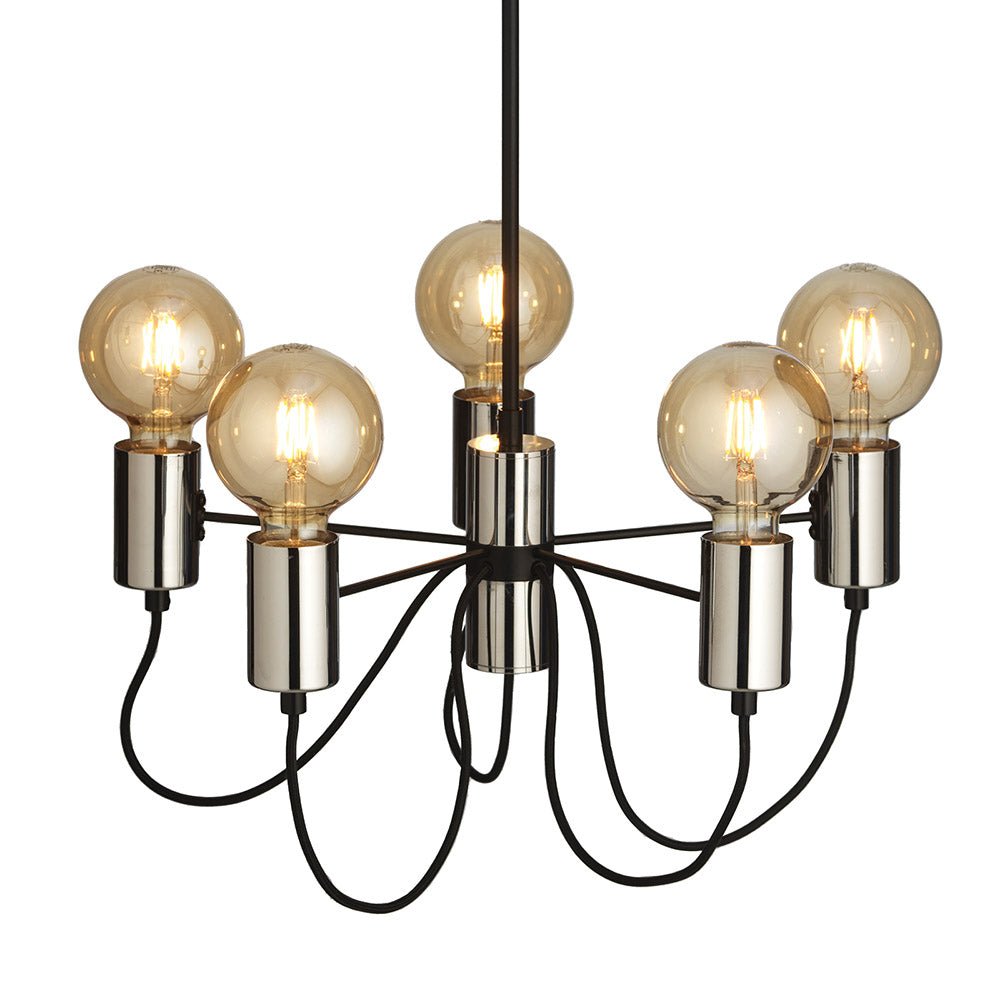 Oaks Lighting - Tala Modern 5 Light Chandelier - Luminosity Designs Ltd