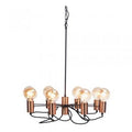 Oaks Lighting - Tala Modern 8 Light Chandelier - Luminosity Designs Ltd
