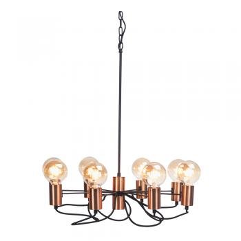 Oaks Lighting - Tala Modern 8 Light Chandelier - Luminosity Designs Ltd
