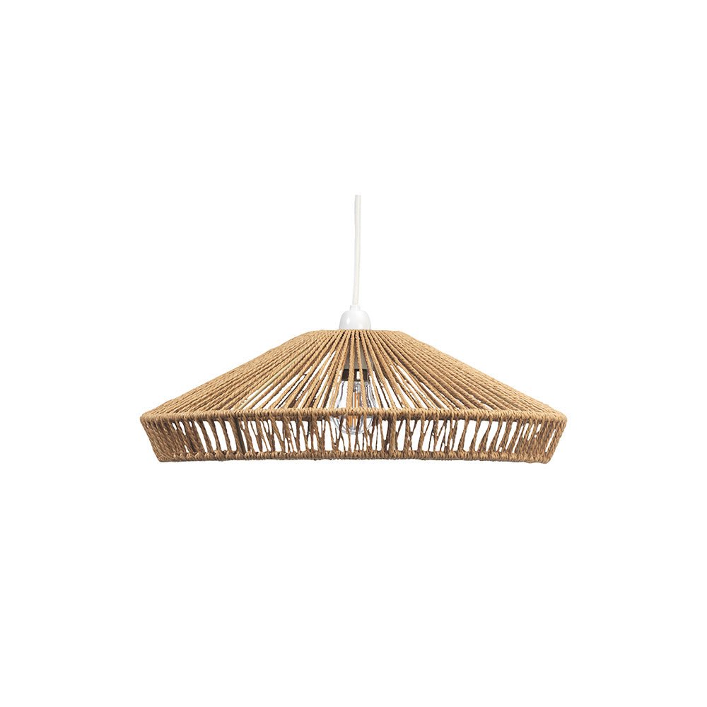 Oaks Lighting - Tamura Eco Friendly Flattened Pendant Shade - Luminosity Designs Ltd