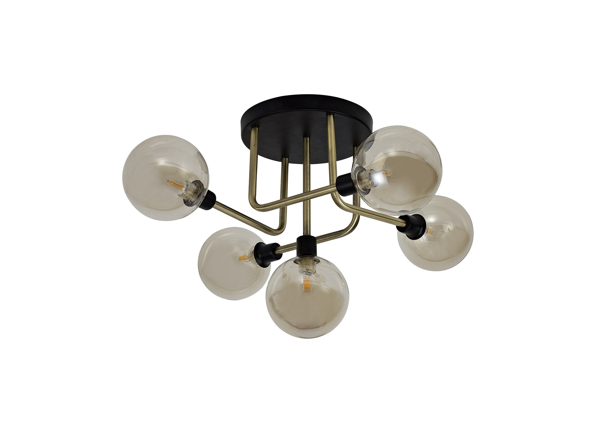 Luminosity Designs - Tesla 5 Light Semi Flush - Luminosity Designs Ltd