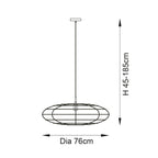 Luminosity Designs - Tiber Rattan Pendant - Luminosity Designs Ltd