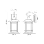 Luminosity Designs - Tibet Wall Lantern - Luminosity Designs Ltd