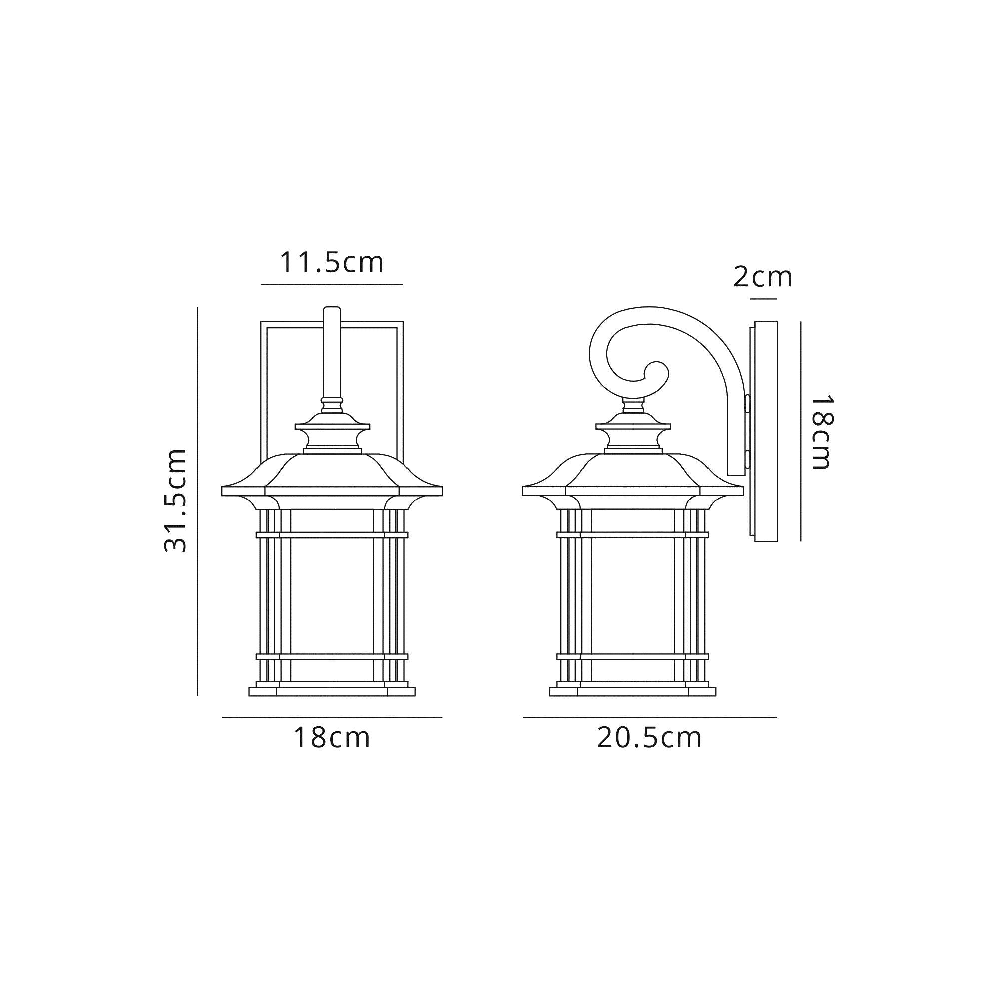 Luminosity Designs - Tibet Wall Lantern - Luminosity Designs Ltd