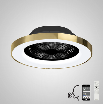 Tibet LED Dimmable Ceiling Light With Built-In Fan - Remote Control, APP & Alexa/Google Voice Control,