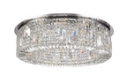 Cruise Round Flush Crystal 85cm Round Flush Chandelier, 12 Light E14