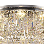 Cruise Round Flush Crystal 85cm Round Flush Chandelier, 12 Light E14