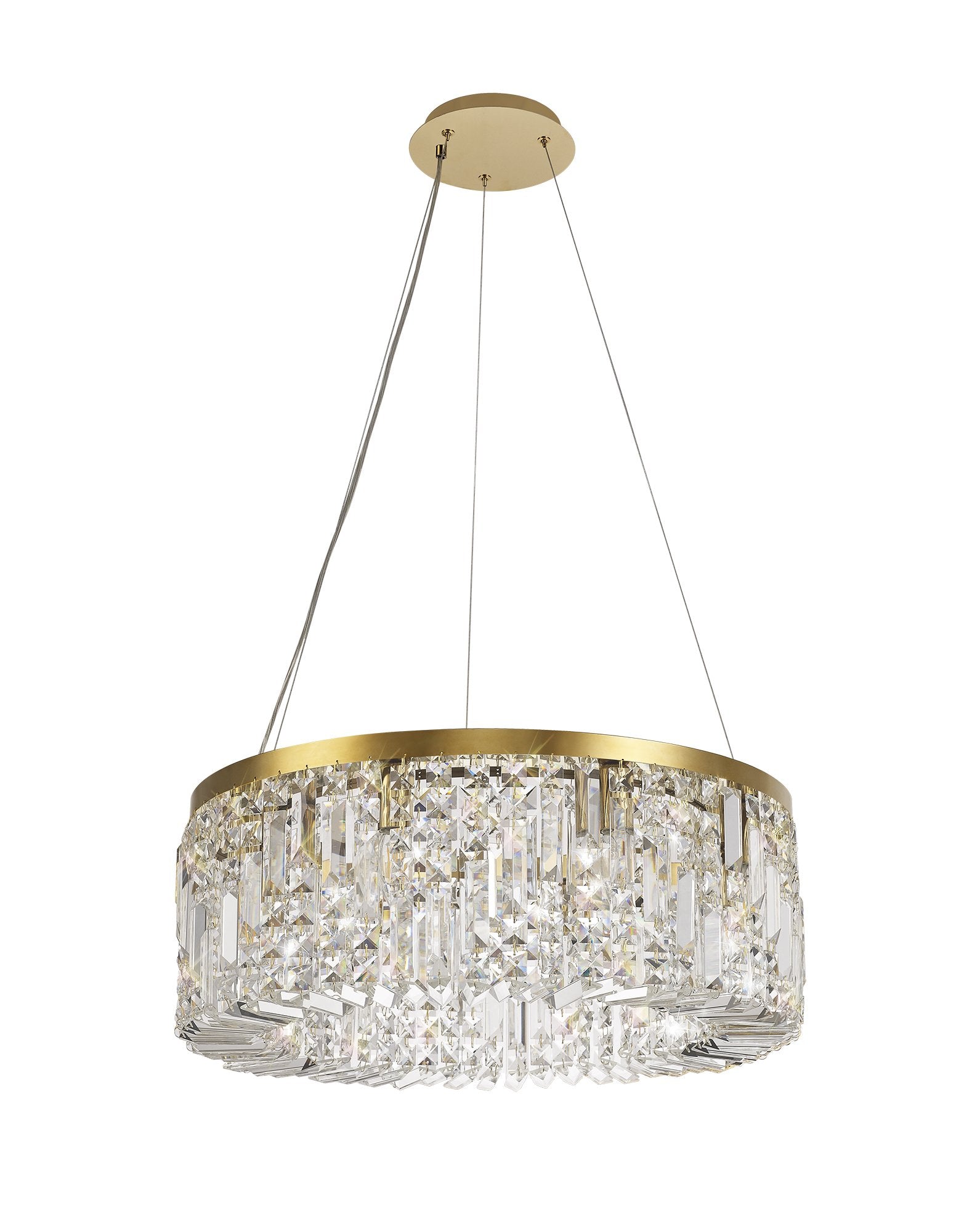Cruise Round Pendant 60cm Round Pendant Chandelier, 8 Light E14