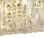 Cruise Crystal 29x13cm Rectangular Small Wall Lamp, 2 Light E14
