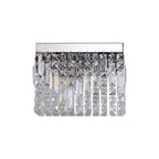 Cruise Crystal 29x13cm Rectangular Small Wall Lamp, 2 Light E14