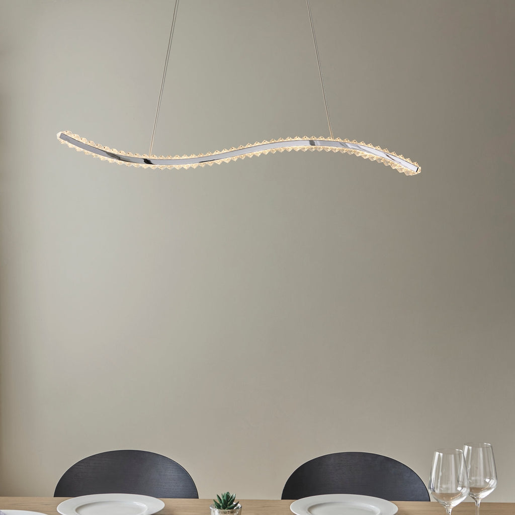 Luminosity Designs - Tora Linear Crystal Bar Pendant - Luminosity Designs Ltd