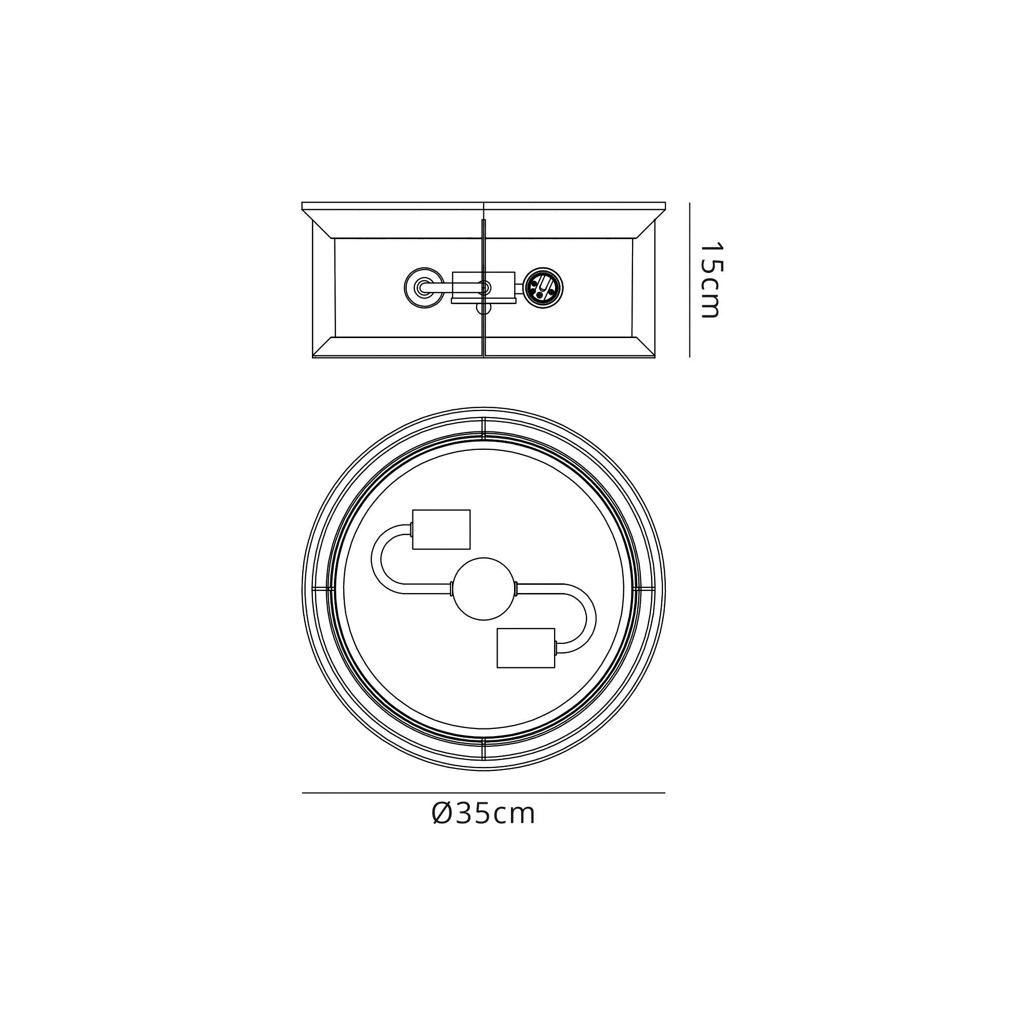 Luminosity Designs - Tower Flush Ceiling Light - Luminosity Designs Ltd