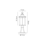 Luminosity Designs - Tower Post Lantern - Luminosity Designs Ltd
