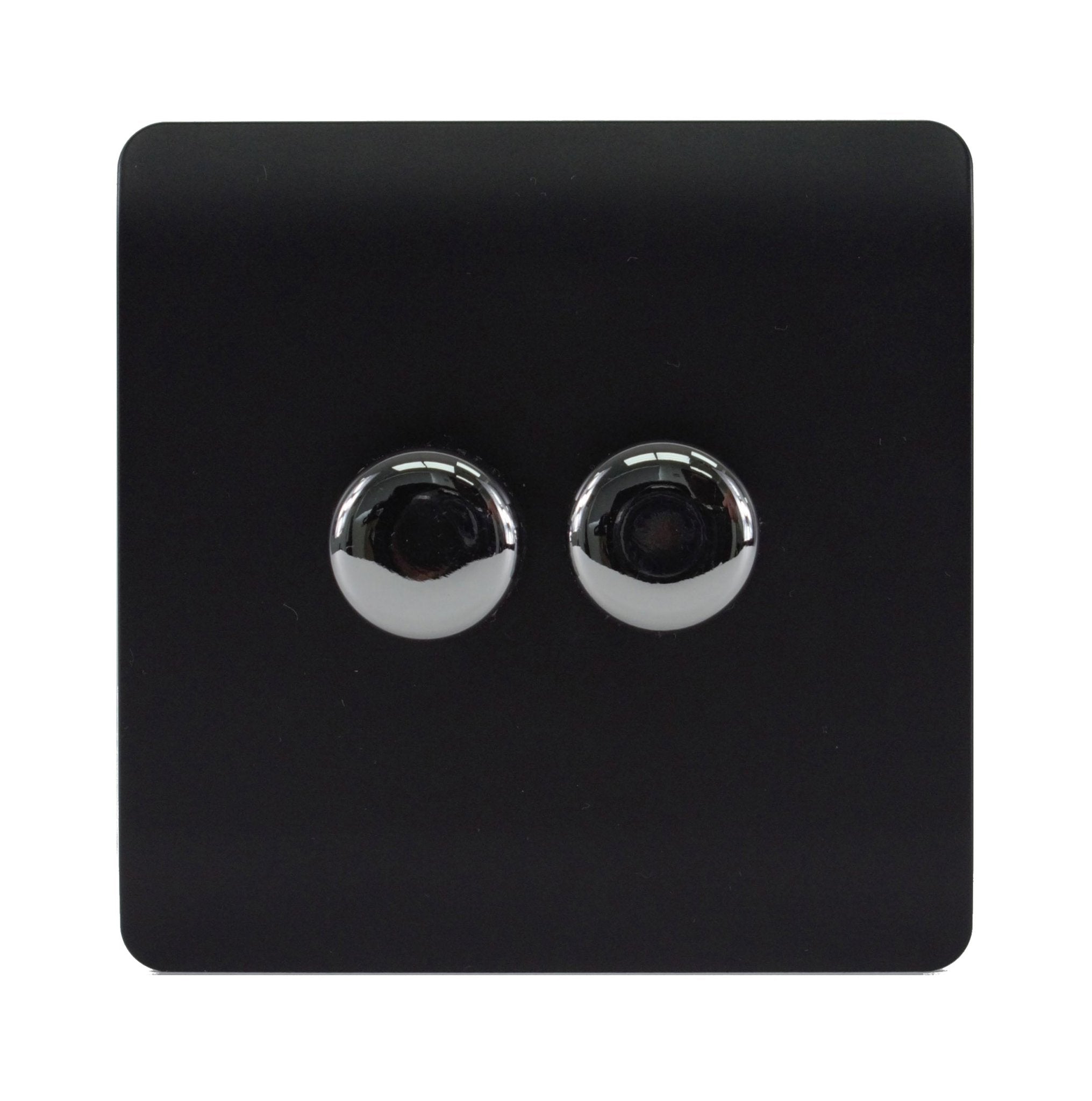 Trendiswitch - Trendi 2 gang Double 210W LED Dimmer - Luminosity Designs Ltd