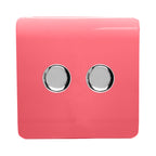 Trendiswitch - Trendi 2 gang Double 210W LED Dimmer - Luminosity Designs Ltd