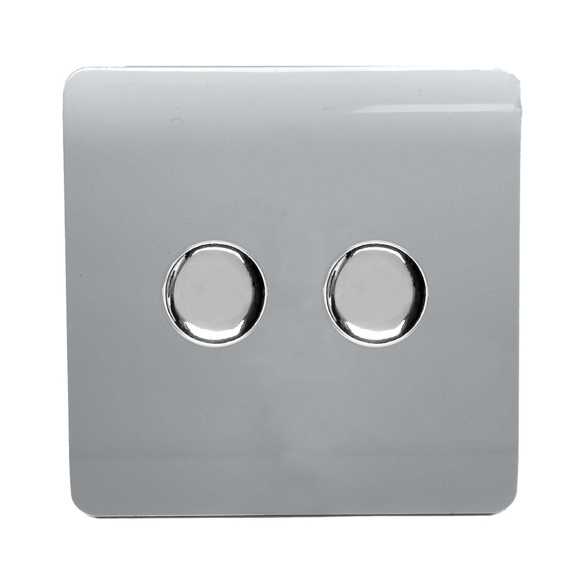 Trendiswitch - Trendi 2 gang Double 210W LED Dimmer - Luminosity Designs Ltd