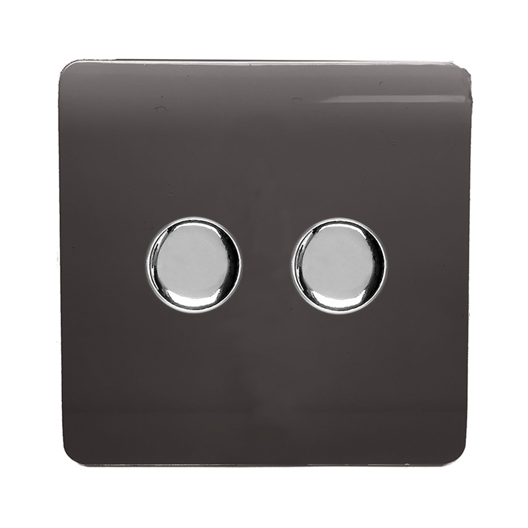 Trendiswitch - Trendi 2 gang Double 210W LED Dimmer - Luminosity Designs Ltd