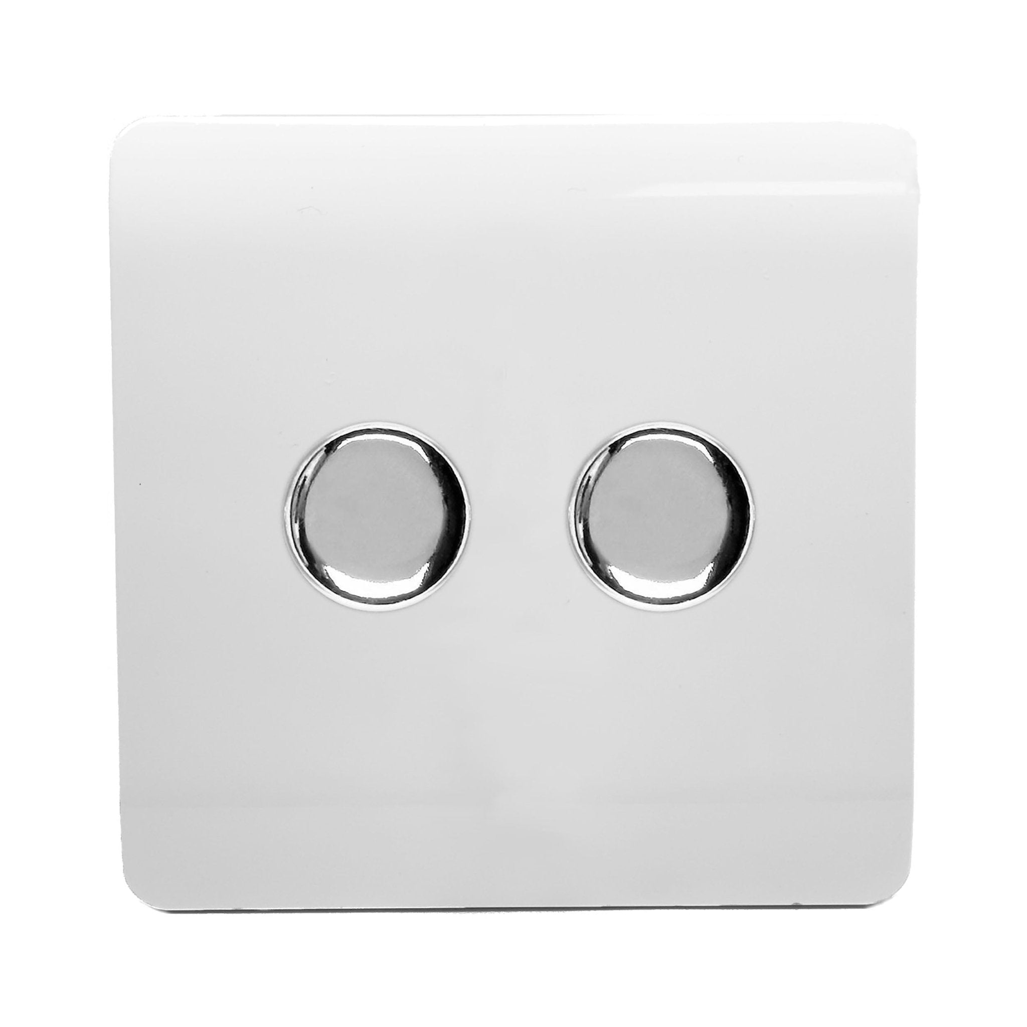 Trendiswitch - Trendi 2 gang Double 210W LED Dimmer - Luminosity Designs Ltd