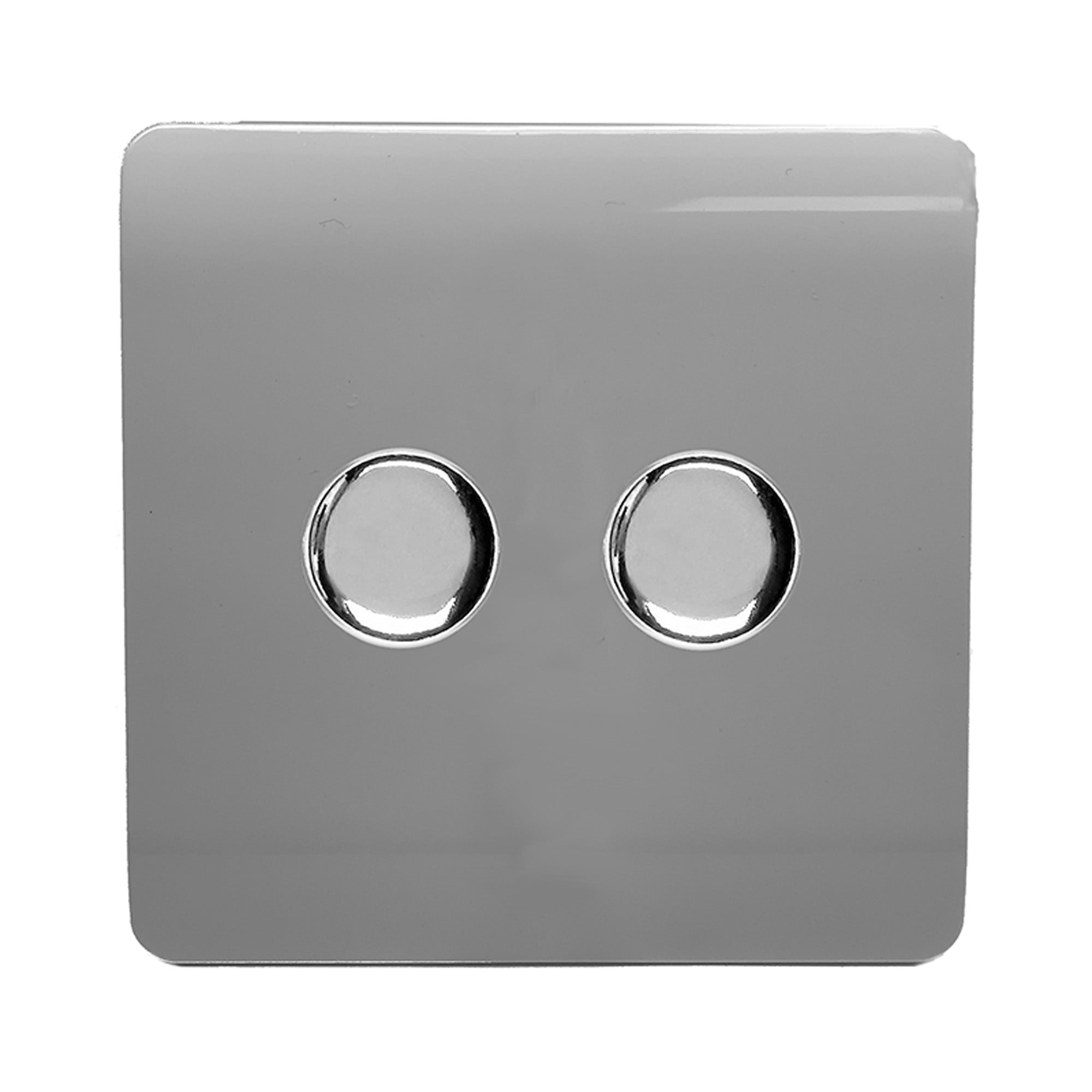 Trendiswitch - Trendi 2 gang Double 210W LED Dimmer - Luminosity Designs Ltd