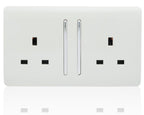 Trendiswitch - Trendi 2 gang Socket Long Switch - Luminosity Designs Ltd
