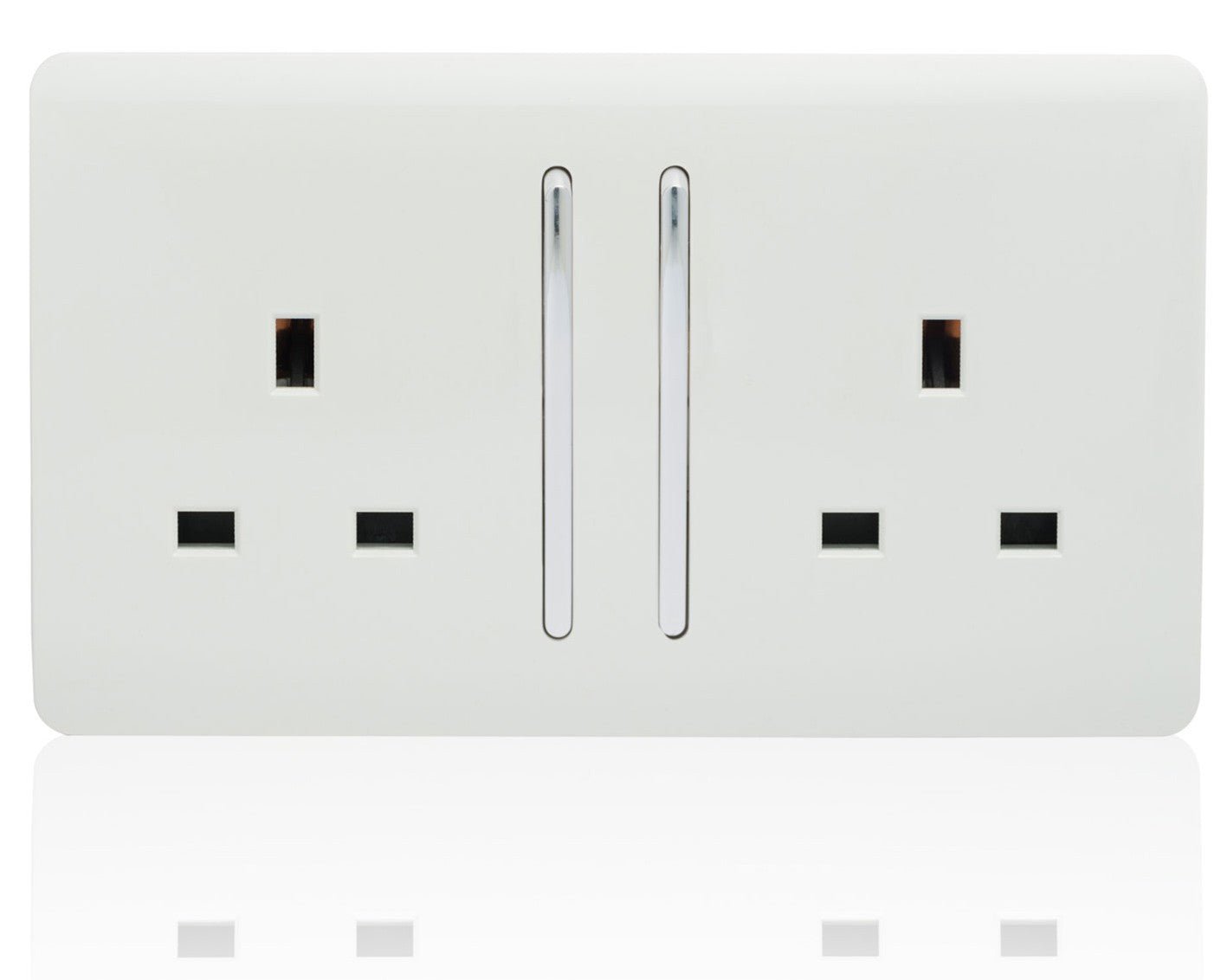 Trendiswitch - Trendi 2 gang Socket Long Switch - Luminosity Designs Ltd