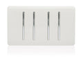 Trendiswitch - Trendi 4 gang Light Switch Double Plate - Luminosity Designs Ltd