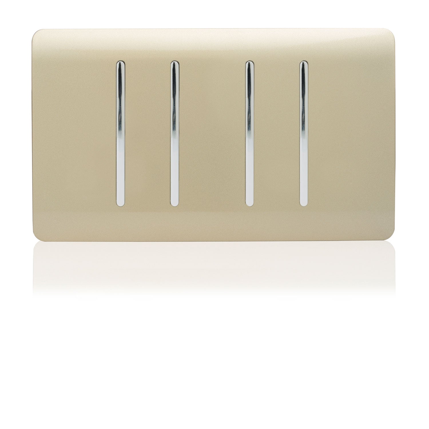 Trendiswitch - Trendi 4 gang Light Switch Double Plate - Luminosity Designs Ltd