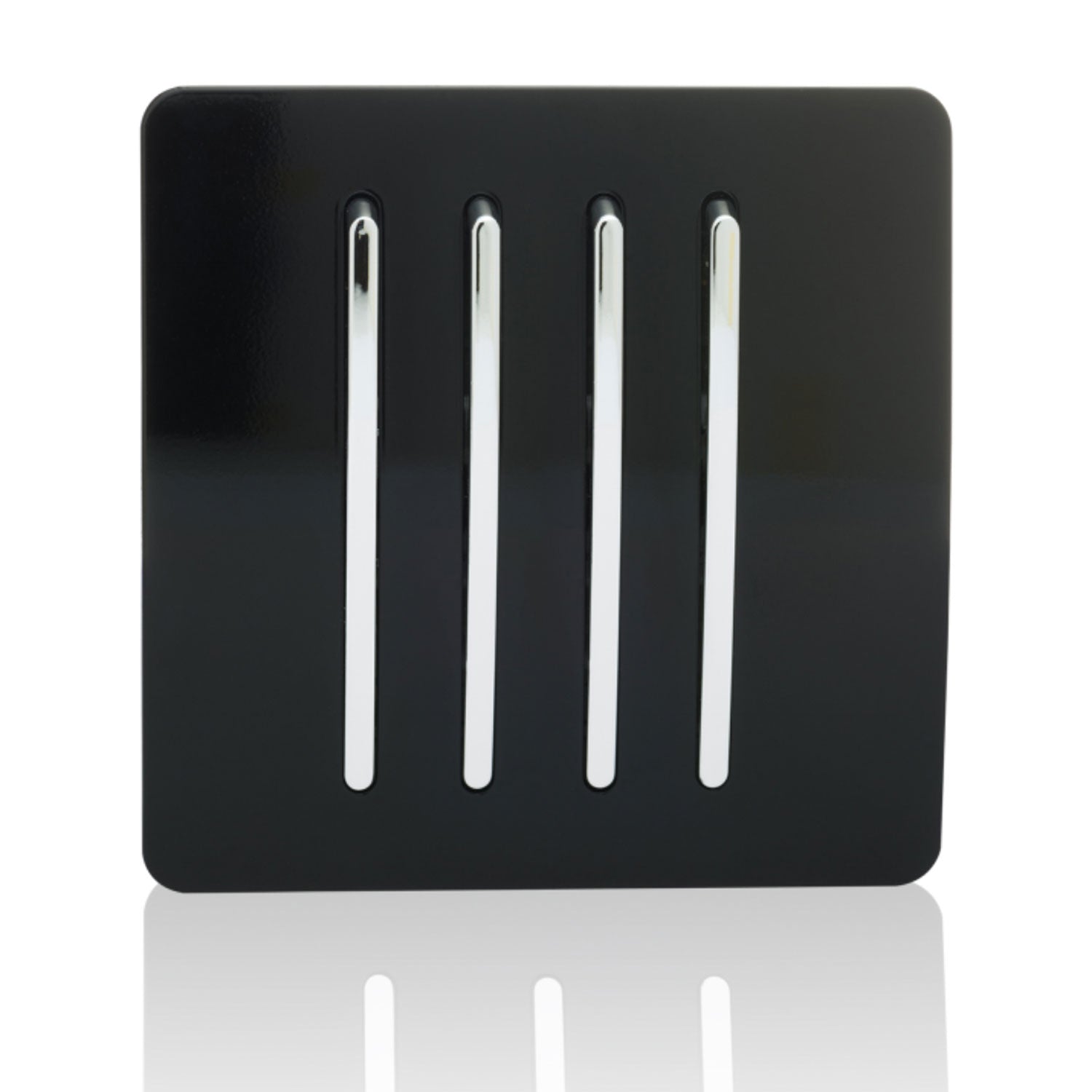 Trendiswitch - Trendi 4 gang Light Switch Single Plate - Luminosity Designs Ltd
