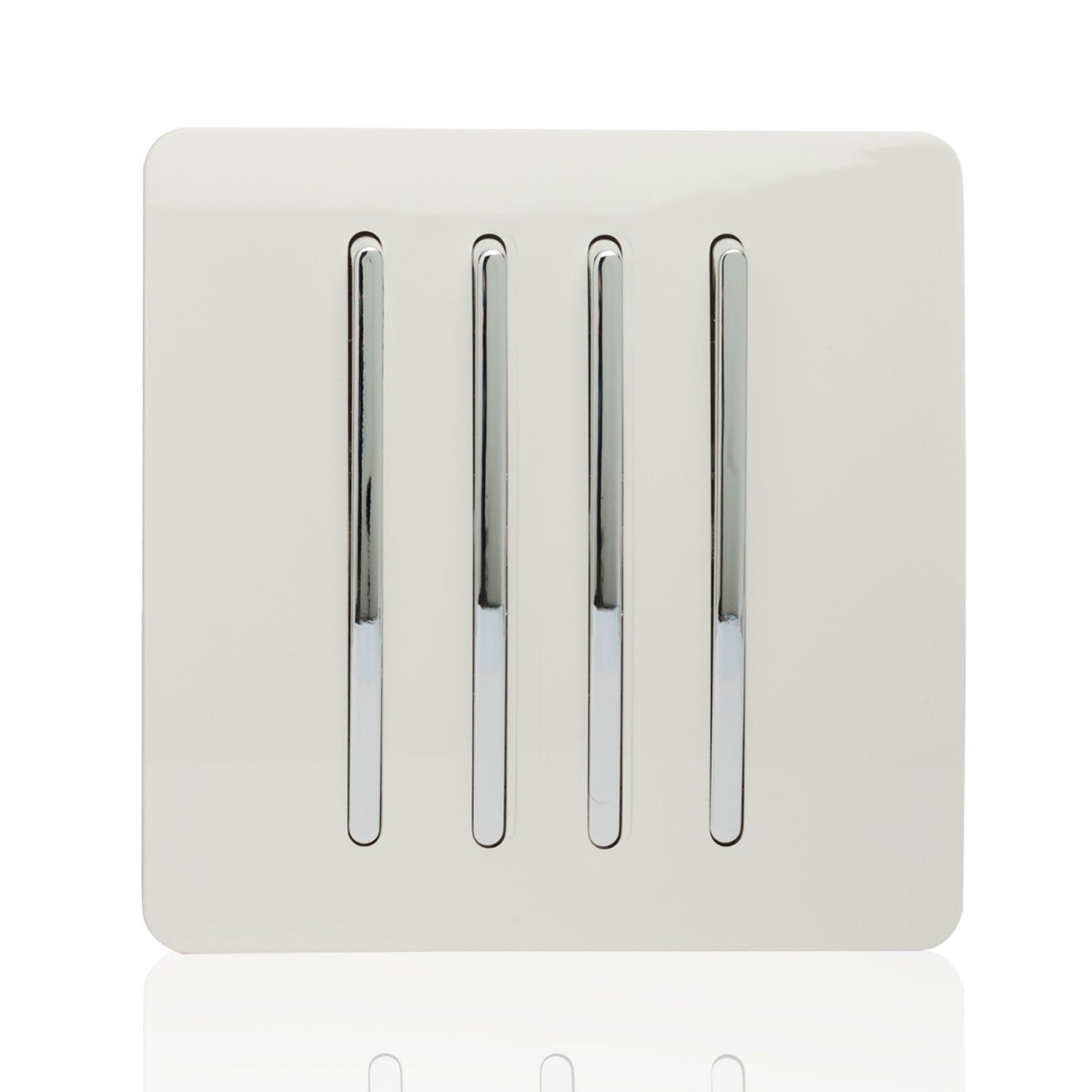 Trendiswitch - Trendi 4 gang Light Switch Single Plate - Luminosity Designs Ltd