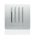 Trendiswitch - Trendi 4 gang Light Switch Single Plate - Luminosity Designs Ltd