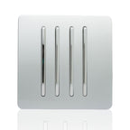 Trendiswitch - Trendi 4 gang Light Switch Single Plate - Luminosity Designs Ltd